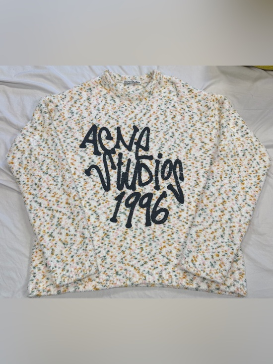 Acne Studios Other - NWOT Acne Studios Multicolor Printed Logo Sweater
